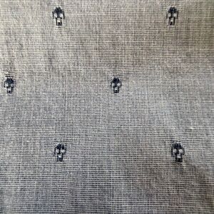Cremieux Classics Shirt Men's M Blue Skulls Cotton Pocket Button-Down Streetwear